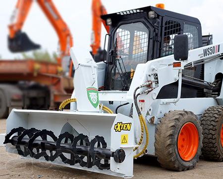 Шнекоротор, Снегоочиститель роторный на минипогрузчик Bobcat в Новосибирске