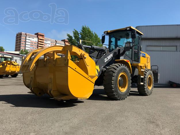 Фронтальный погрузчик с лесозахватом XCMG ZL30