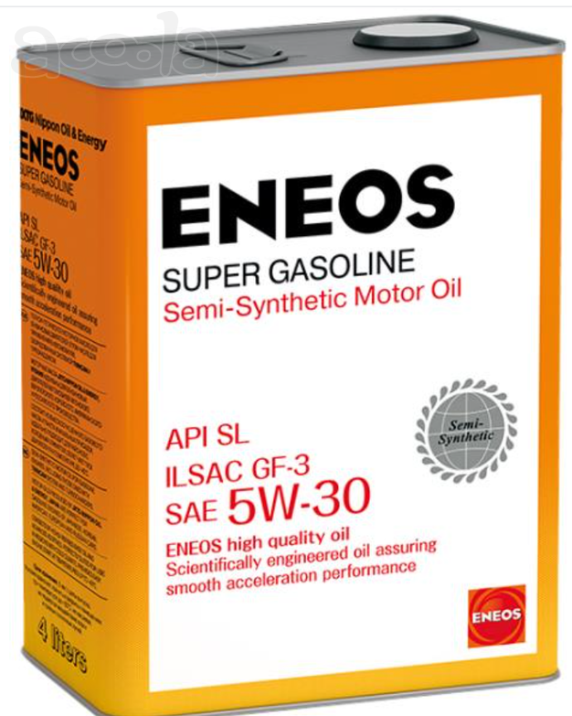 Масло моторное ENEOS Super Gasoline SL псинт 5W30 4л