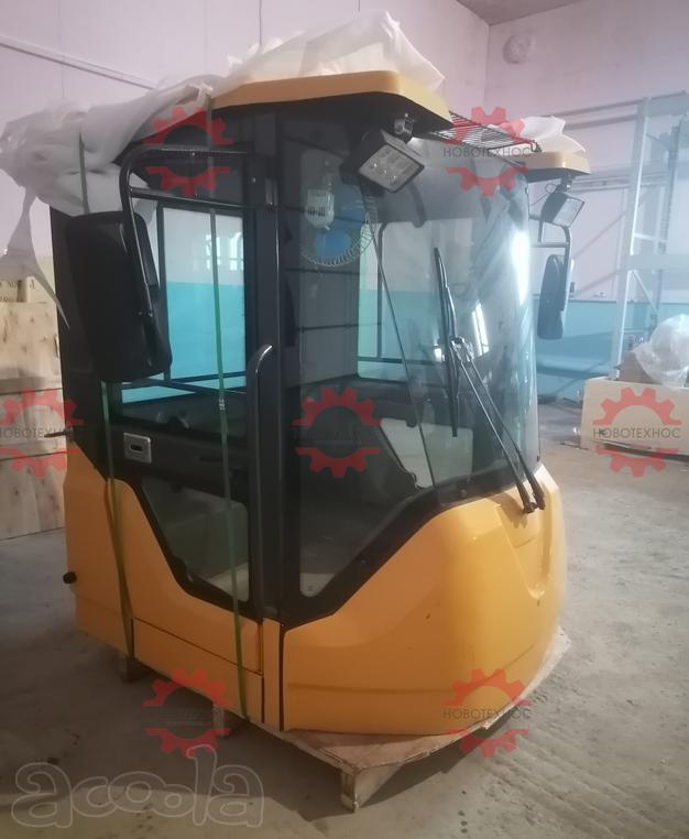 Кабина жёлтая для фронтальных погрузчиков Fukai SZM HZM Bull SL CTK Yigong Laigong Neo Viking Frontal Shanlin AMUR ALTAY FORWARD Atlant Grizzly Сибиряк Rongwei Runmax Boulder RedStar Molot Titan Shtorm Zvezda