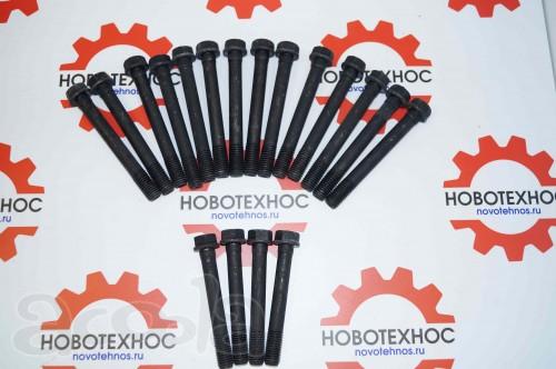 Комплект болтов для головки блока цилиндров (ГБЦ) ZH4100 ZHAZG1 ZHBG 14-A подходит для китайских фронтальных погрузчиков марок: Fukai ZL 926, Fukai ZL 920, SZM 920, HZM 920, Bull SL 920, CTK S920, Yugong ZL20, Laigong ZL20, Neo S200, Neo 200, Viking